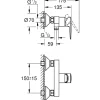 Grohe Douchemengkraan Start Edge Chroom|Brico Discount