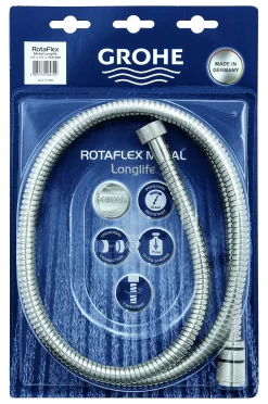 Grohe Doucheslang Movario Metaal 150Cm Chroom|Brico Hot