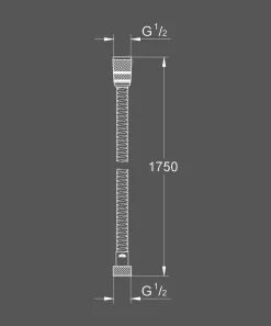Grohe Doucheslang Rotaflex 175Cm Chroom|Brico Clearance