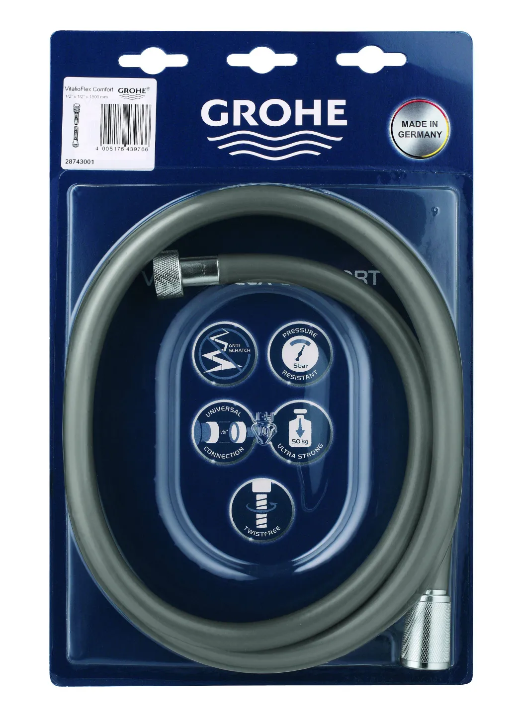 Grohe Doucheslang Vitalioflex 150Cm Chroom|Brico Clearance