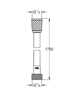 Grohe Doucheslang Vitalioflex 175Cm Chroom|Brico Hot
