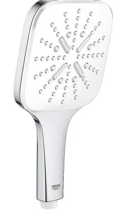 Grohe Handdouche Cube 3 Stralen Chroom Witte Sproeiplaat|Brico Outlet