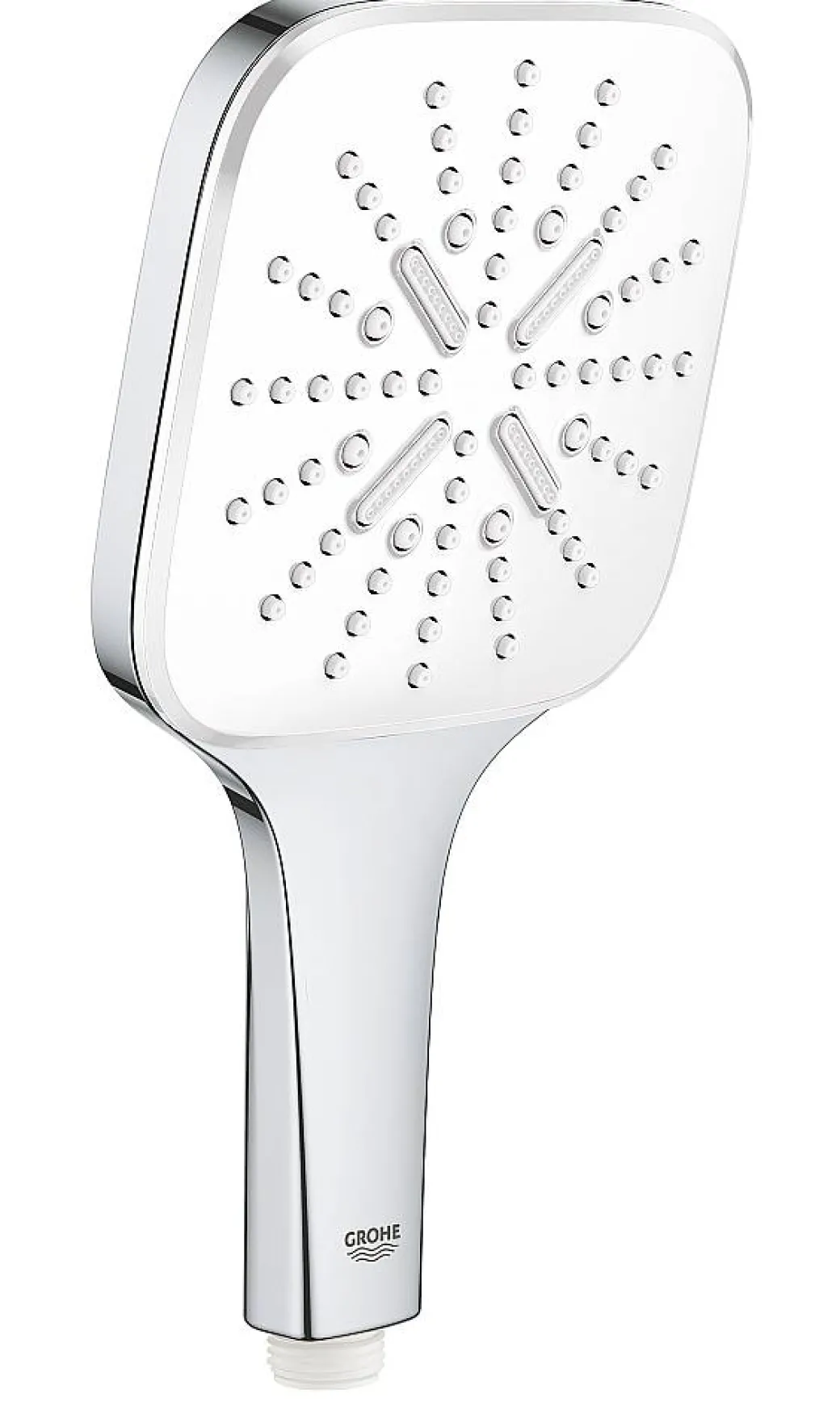 Grohe Handdouche Cube 3 Stralen Chroom Witte Sproeiplaat|Brico Outlet