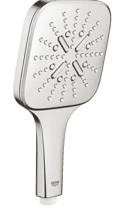 Grohe Handdouche Cube Rainshower Smartactive 130Mm Supersteel|Brico Best