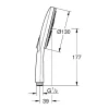 Grohe Handdouche Rainshower Smartactive O130Mm Supersteel|Brico Online