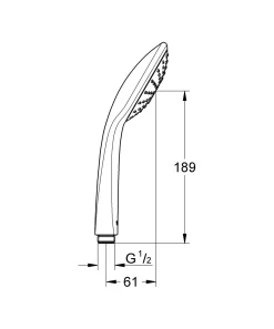 Grohe Handdouche Vitalio Joy 110Mm 1 Straal Chroom|Brico New