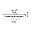 Grohe Hoofddouche Vitalio Start O250Mm 1 Straal Chroom|Brico Clearance