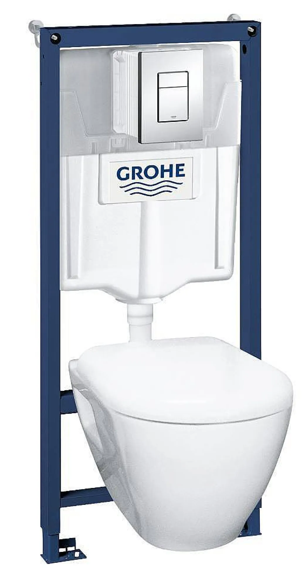 Grohe Inbouwreservoir Set Serel Wit | Soft-Close Toiletzitting|Brico Outlet