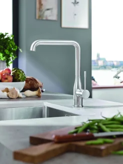 Grohe Keukenmengkraan Essence Supersteel Mat|Brico Clearance