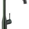 Grohe Keukenmengkraan Essence Hard Graphite Zwart Geborsteld|Brico Online