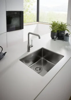 Grohe Keukenmengkraan Essence Hard Graphite Zwart Geborsteld|Brico Online