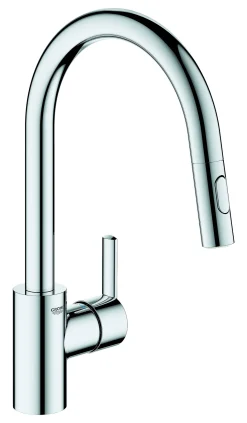 Grohe Keukenmengkraan Feel Met Uittrekbare Handdouche Chroom|Brico
