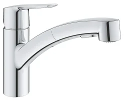 Grohe Quickfix Start Keukenmengkraan Met Uittrekbare Handdouche Chroom|Brico