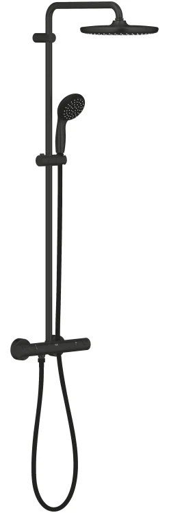Grohe Regendoucheset Vitalio Start System 250Mm Met Thermostatische Mengkraan Zwart|Brico Online