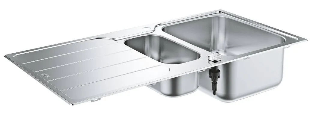 Grohe Spoelbak K500 Met Druiprek 970X500Mm Rvs|Brico Online