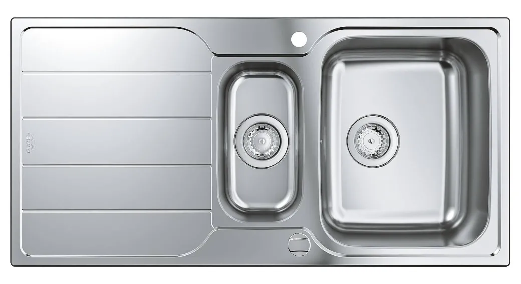 Grohe Spoelbak K500 Met Druiprek 970X500Mm Rvs|Brico Online