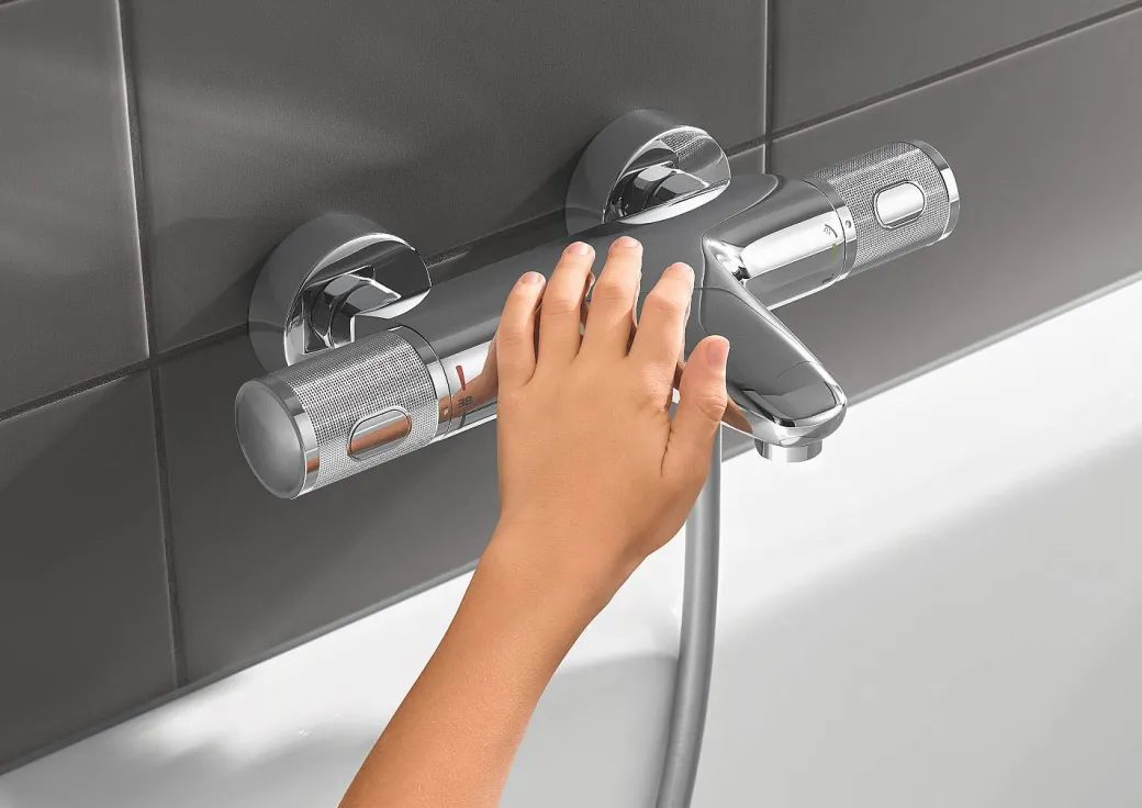 Grohe Thermostatische Badmengkraan Precision Feel Chroom|Brico Outlet