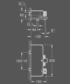 Grohe Thermostatische Bad En Douche_Mengkraan Smartcontrol Chroom|Brico New