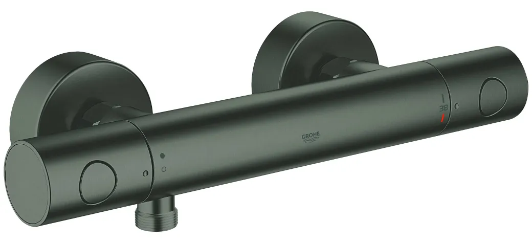 Grohe Thermostatische Douchemengkraan Grohterm 1000 Cosmopolitan M Donkergrijs Geborsteld|Brico Sale