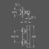 Grohe Thermostatische Douchemengkraan Grohterm 1000 Cosmopolitan M Supersteel|Brico Sale