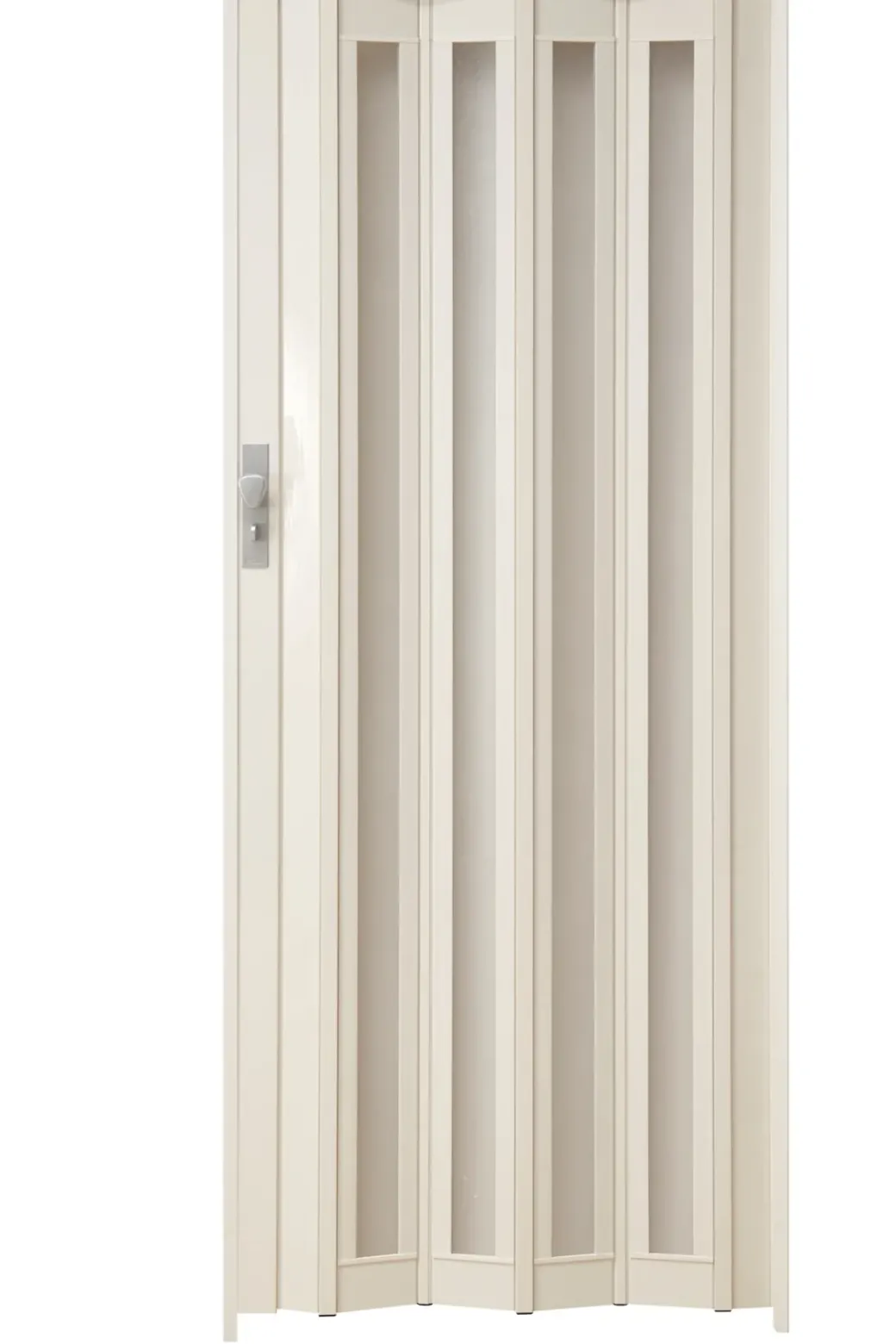 Brico Schuifdeuren-Grosfillex Vouwdeur Glasen 'Larya' Pvc Wit 205X84Cm