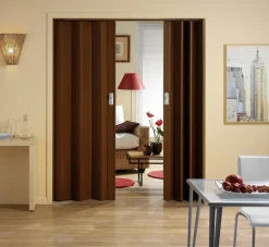 Brico Schuifdeuren-Grosfillex Vouwdeur Spacy Palissander 205X84Cm