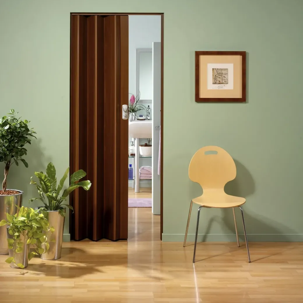 Brico Schuifdeuren-Grosfillex Vouwdeur Spacy Palissander 205X84Cm