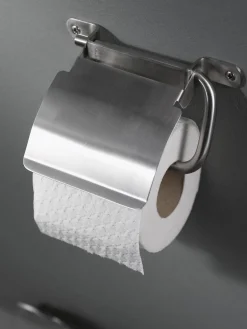 Haceka Toiletrolhouder Ixi Met Klep Geborsteld|Brico Outlet