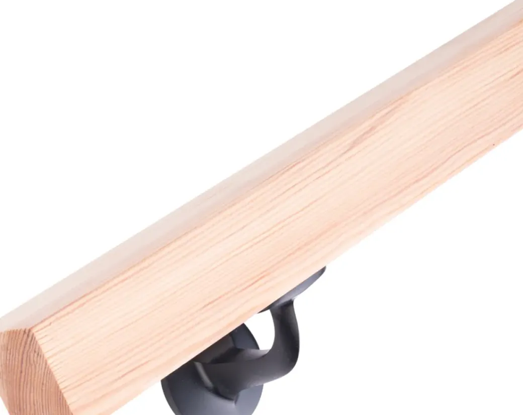 Brico Trapleuningen-Handystairs Houten Trapleuning - Vierkante Leuning 40 X 40 Mm - Grenen - 150Cm