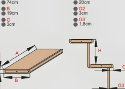 Brico Zoldertrappen-Handystairs Open Kwartslagtrap