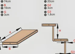 Brico Zoldertrappen-Handystairs Open Rechte Trap 