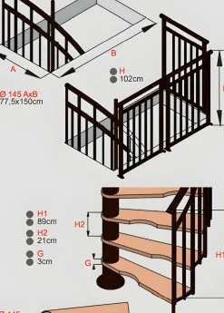 Brico Zoldertrappen-Handystairs Spiltrap 