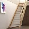 Brico Zoldertrappen-Handystairs Steektrap "Rustic70" - 70Cm Breed - Hoogte 280Cm - 13 Treden Van Beukenhout (30Mm)