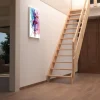 Brico Zoldertrappen-Handystairs Steektrap "Rustic70" - 70Cm Breed - Hoogte 280Cm - 13 Treden Van Grenenhout (30Mm)