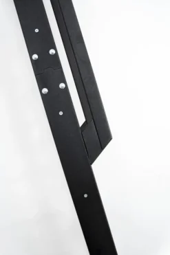 Brico Zoldertrappen-Handystairs Uitschuifbare Steektrap Max6 - H=152 Cm - Beukenhout - Zwart