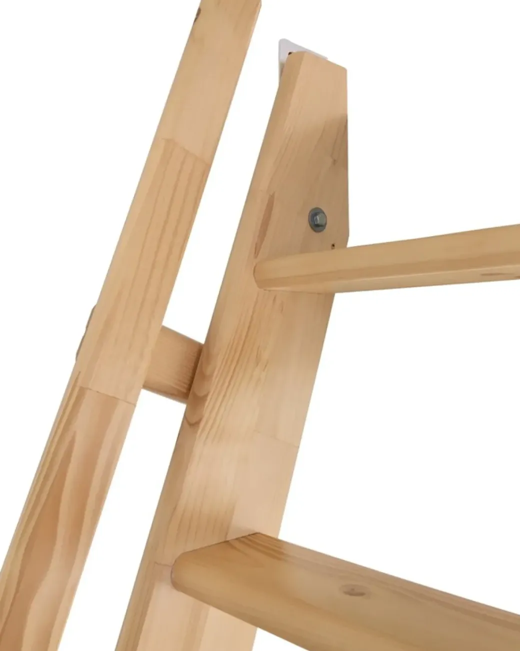 Brico Zoldertrappen-Handystairs Uitschuifbare Steektrap "Montreal" - Hoogte 300Cm - 12 Treden Van Grenen - Met Leuning