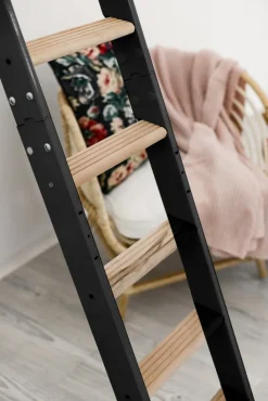 Brico Zoldertrappen-Handystairs Uitschuifbare Steektrap Max6 - H=152 Cm - Grenenhout - Zwart