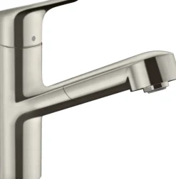 Hansgrohe Keukenmengkraan Focus M43 200 Met Uittrekbare Handdouche Metaal Geborsteld|Brico Discount