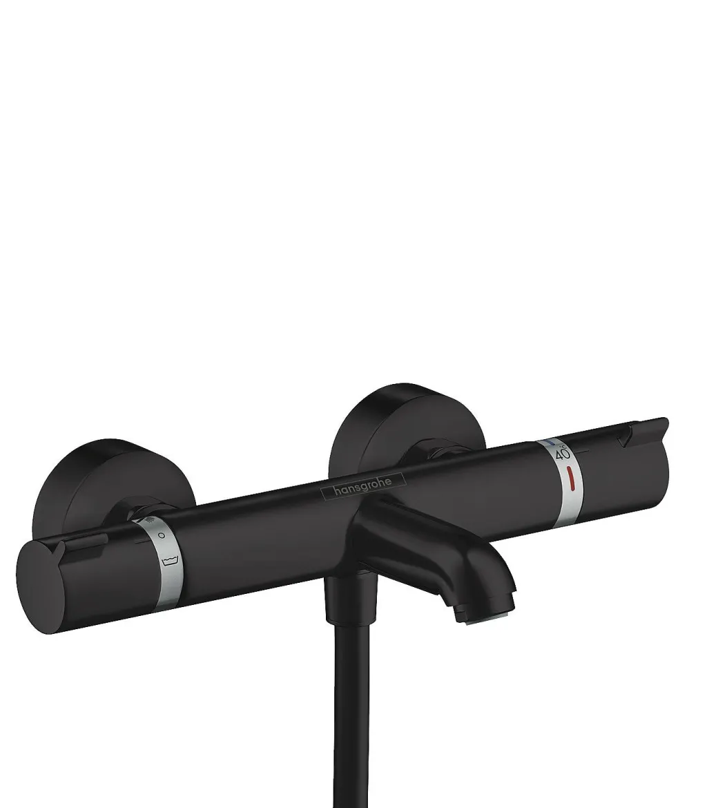 Hansgrohe Thermostatische Badkraan Ecostat Comfort Zwart Mat|Brico Hot
