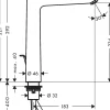 Hansgrohe Wastafelkraan Talis E 240 Zwart Mat|Brico Discount