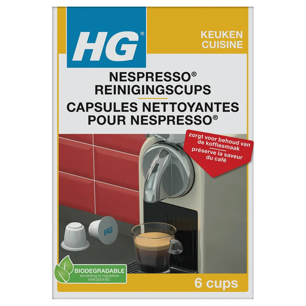 Hg Nespresso® Reinigingscups 6St|Brico Sale