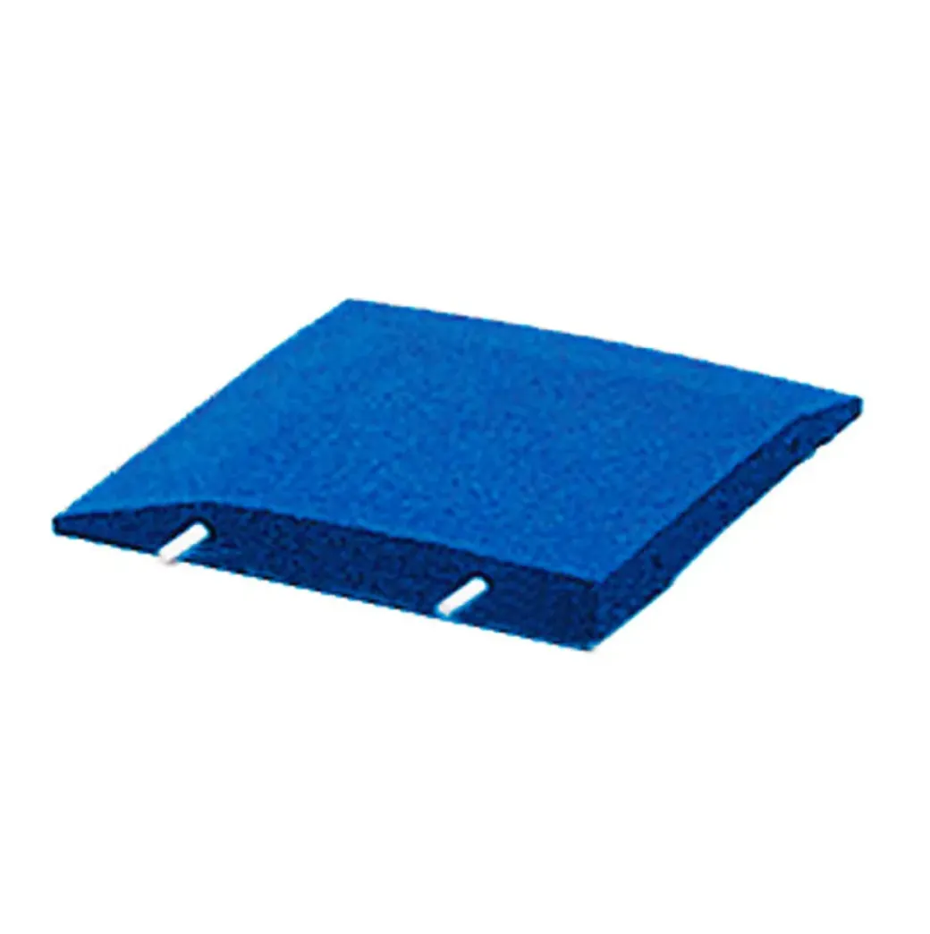 Brico Opsluitbanden & Boordstenen-Hoekstuk Rubber Rand Opsluitband L-Vormig - 40X40 Cm - Blauw