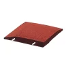 Brico Opsluitbanden & Boordstenen-Hoekstuk Rubber Rand Opsluitband L-Vormig - 40X40 Cm - Rood