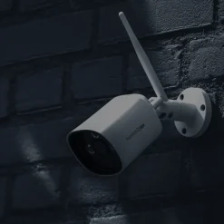 Brico Beveiligingscamera-Hombli Slimme Beveiligingscamera Buiten Wifi Full Hd Nachtzicht Wit