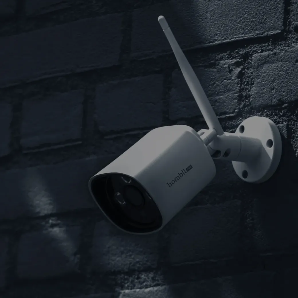 Brico Beveiligingscamera-Hombli Slimme Beveiligingscamera Buiten Wifi Full Hd Nachtzicht Wit