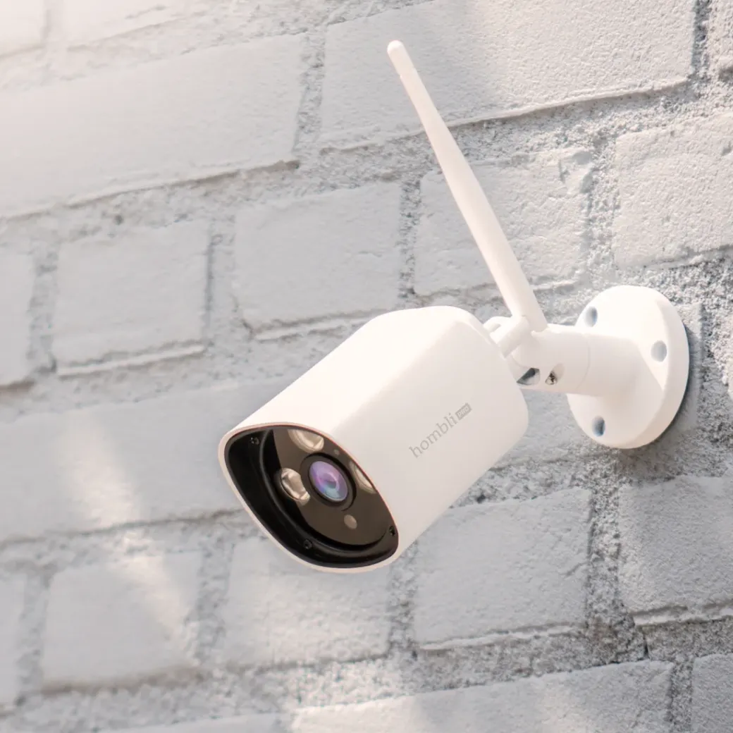 Brico Beveiligingscamera-Hombli Slimme Beveiligingscamera Buiten Wifi Full Hd Nachtzicht Wit