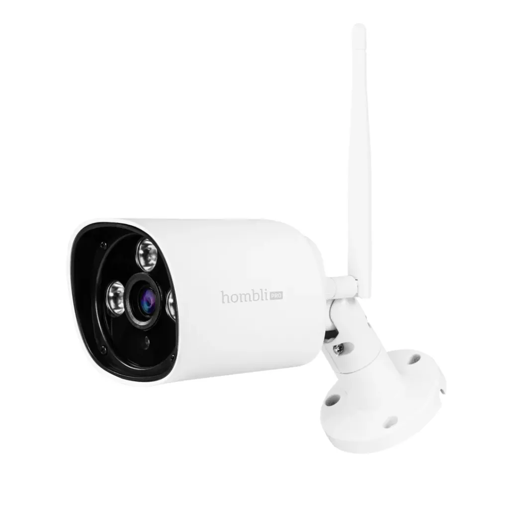 Brico Beveiligingscamera-Hombli Slimme Beveiligingscamera Buiten Wifi Full Hd Nachtzicht Wit