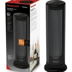 Brico Keramische Kachels & Blaasverwarming<Honeywell Keramische Verwarming Comforttemp Met Bewegingssensor Hce646Be Zwart