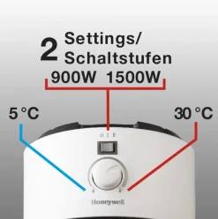 Brico Keramische Kachels & Blaasverwarming<Honeywell Ronde Keramische Verwarming Hce200W 1500W Wit