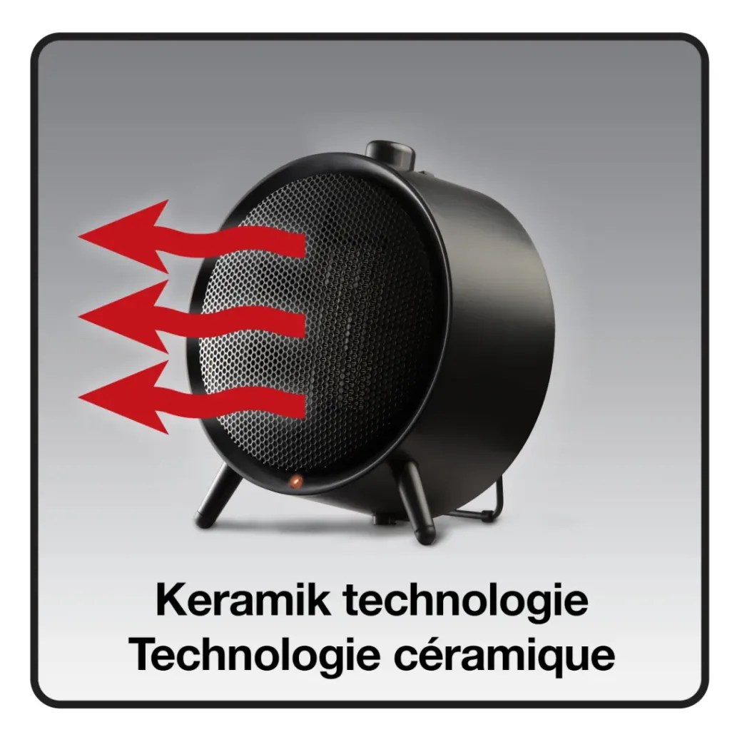 Brico Keramische Kachels & Blaasverwarming<Honeywell Ronde Keramische Verwarming Hce200Be 1500W Zwart
